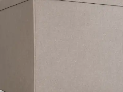 TJOG Storage box with lid 1 Low-poly 3D model