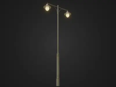 Street Light 23 Low-poly 3D model
