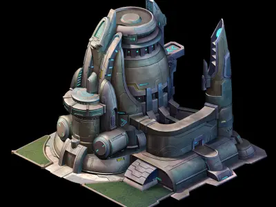 Heterogeneous - Building - Energy Storage Field 03 3D model