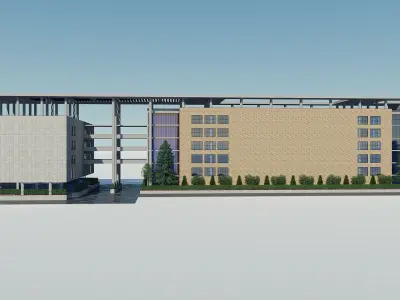 Office Building 1 3D model