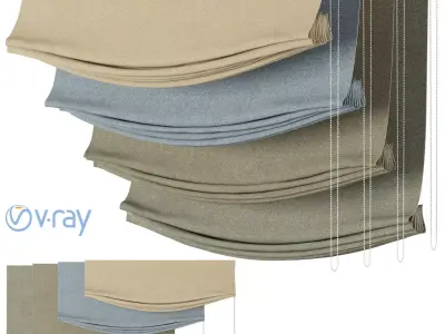 Roman Curtains 43 Backhausen APHRODITE 3D model