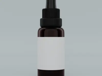 Dropper bottle with box type 2 3D model