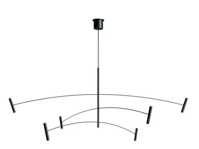 Aerial Chandelier by Sean Lavin from Tech Lighting Large 3D model