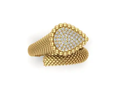 Boucheron ring 3D print model