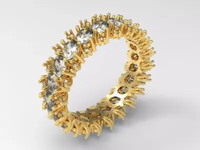 woman jewelry ring rr0003 Free 3D print model