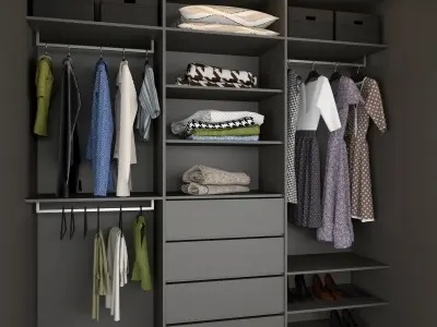 wardrobe closet 3D model