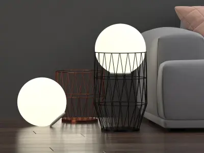 Azabu Lamps 3D model