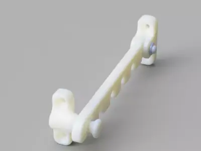 Casement Window Stay  - Snap-Together Design Free 3D print model