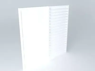 window wall with light Free 3D model