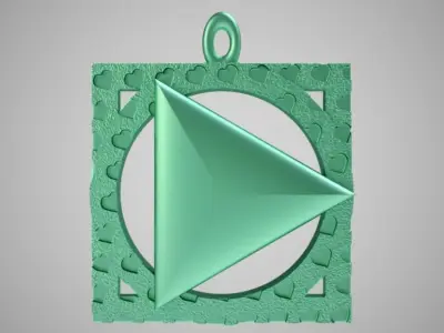 Love Play Keychain 3D print model