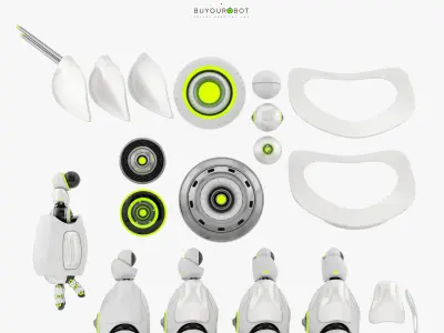 Pirate bot VI 3D model