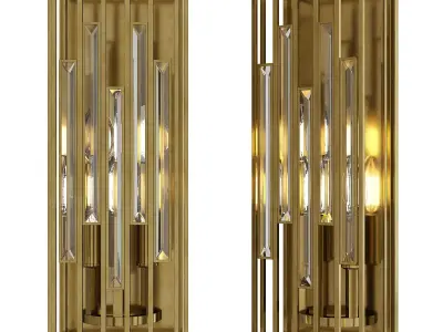 Ruxton Hall Wall Sconce Low-poly 3D model