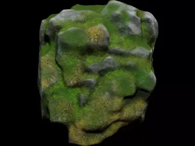 Rock V5 Low-poly 3D model