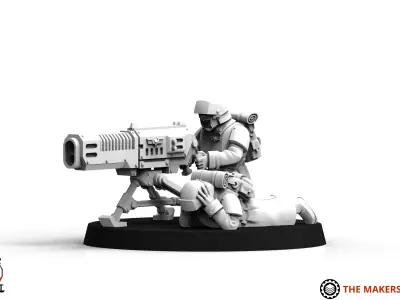 Universal Guard - Heavy Weapons Kit 3 3D print model