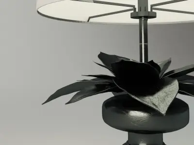 Agave Desk Lamp 3D model