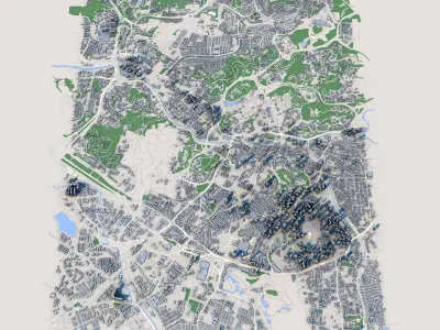 Kuala Lumpur City Malaysia 3D model