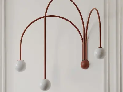 Quattro Wall Sconce by Michael Anastassiades 3D model