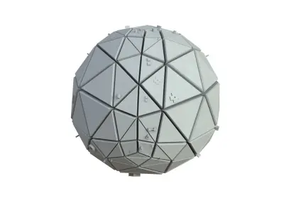 Sci Fi Object No 3596 Low Poly Low-poly 3D model