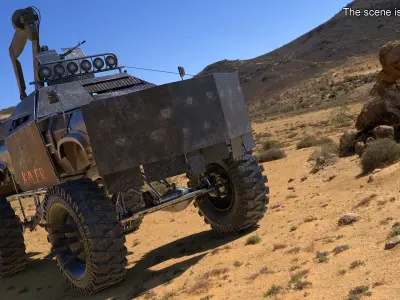  Survival Vehicle With Crane 