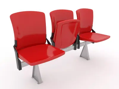 Stadium Seats 10 3D model