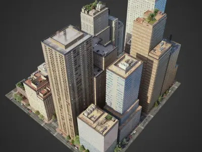 City District C13-A11 3D model