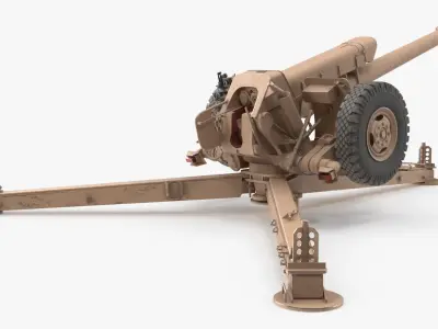  Army Desert Howitzer 122 mm Combat Condition 