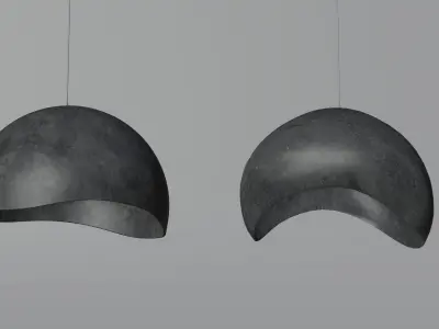 Ceiling light Free low-poly 3D model