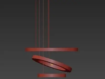 Marchetti Crystal Pendant lamp Canopus LED 3D model