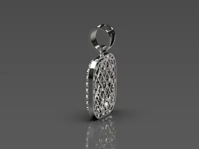 bridal gold jewelry stl 3dm pendant jp0052 3D print model