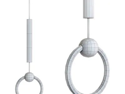 Simplicity Gold Ceiling Lights 3D model