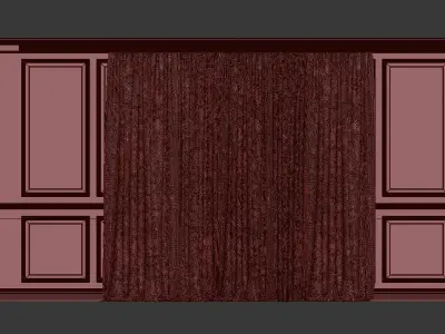 Curtain Set 107 3D model