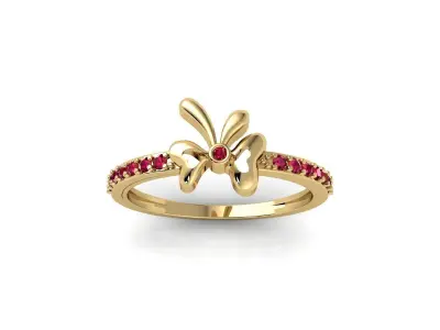 Light Weight Collection Ring 3d Model and Render 3D print model