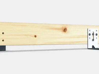 METOD Support bracket for kitchen island Low-poly 3D model