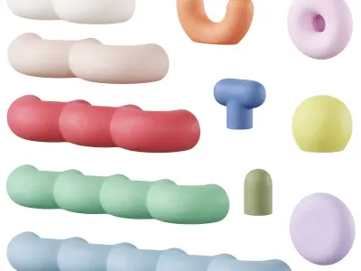 3D-printed furniture handles by Etsy 3D model