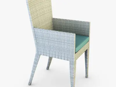 Rexus chair white v 2 3D model