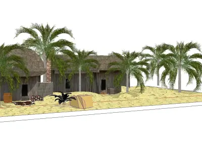 Creative Design-Holiday Cabin-0126 3D model