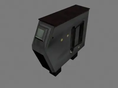 Turnstile AKPP-74 Low-poly 3D model