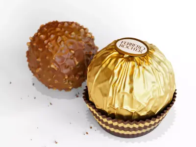 Ferrero Chocolate with Package 3D model