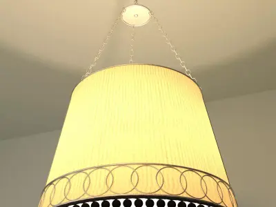 Drum Chandelier light 3D model