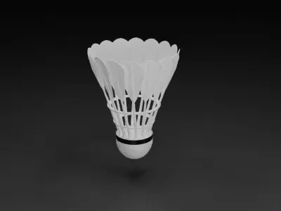 Shuttle cock - Pack of 2 - PBR - Game Ready Low-poly 3D model