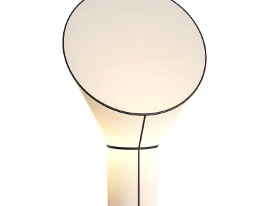 Cylinder Horn Floor Lamp 3D model