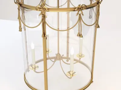 Classic Chandelier 2 3D model