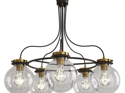 Centauri Chandelier Low-poly 3D model