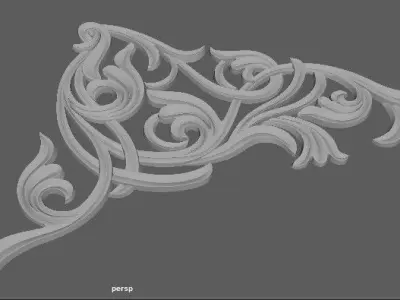 dekor ornament 3D model 107