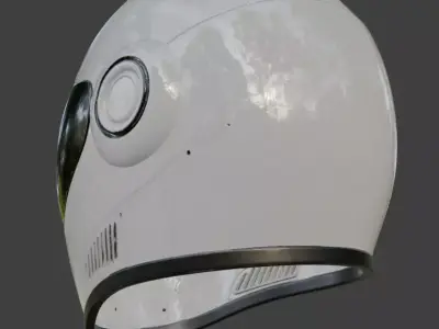 SciFi Helmet 3D model