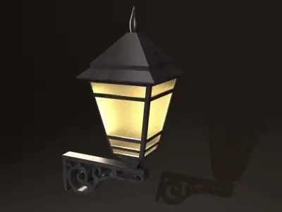 Street light Free 3D model purchase