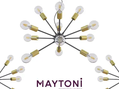 Pendant Jackson T546PL-12B Maytoni LOFT Free 3D print model
