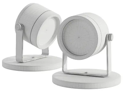 Ladera taiwanese led table lamp Low-poly 3D model