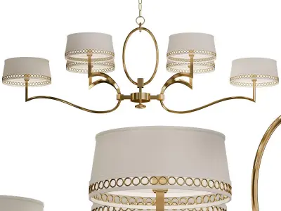 Fine Art Lamps  Allegretto Gold 3D model