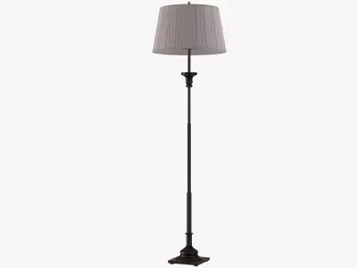 Floor Lamp Low-poly 3D model 13
